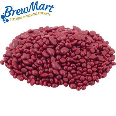 WAX - BOTTLE SEALING BURGUNDY BEADS 500gm