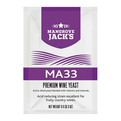 YEAST MA33 WHITE COUNTY WINE