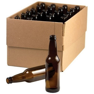 BOTTLE GLASS STUBBY 330ml BOX of 60