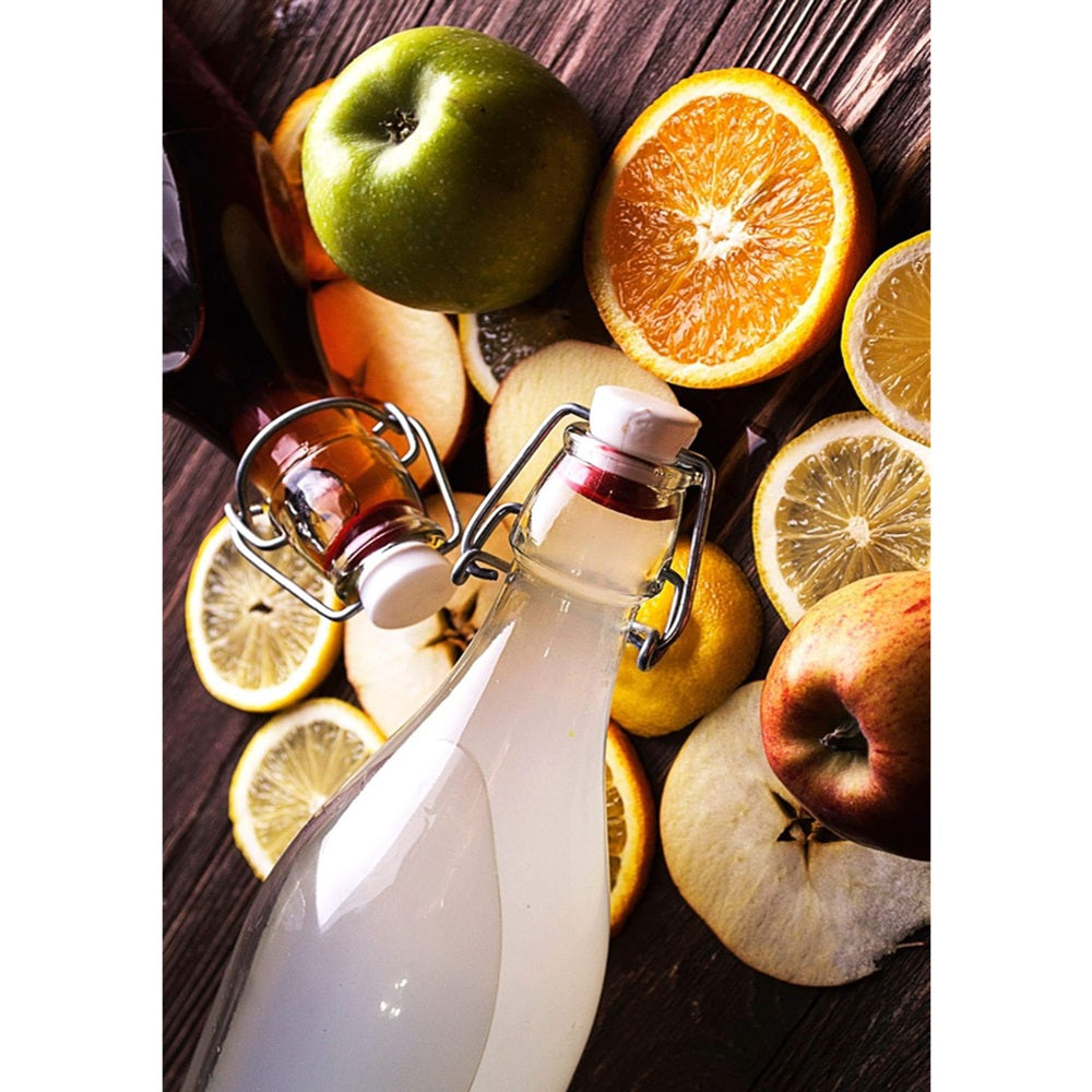 ROUND GLASS SWING TOP BOTTLE - 500ml