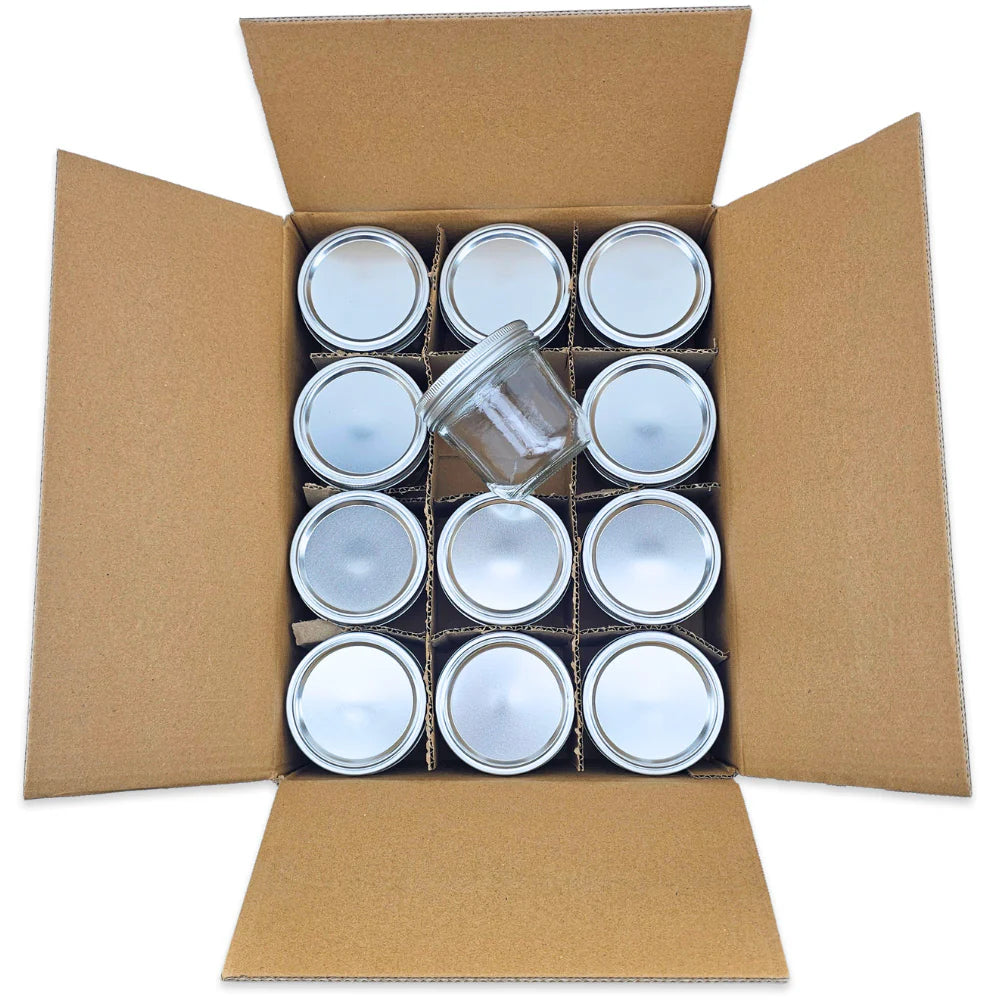 MASON JARS & LIDS 300ml - 12 PACK