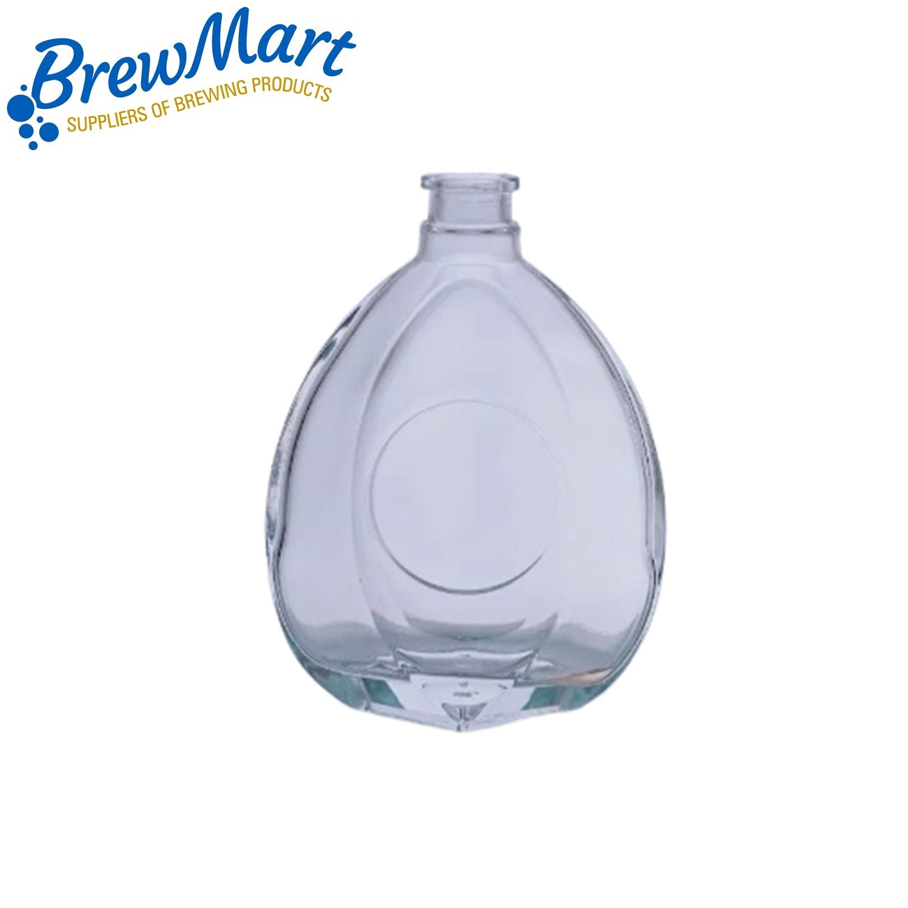 BOTTLE - SPIRIT 500ml DIAMOND WITH GLASS STOPPER
