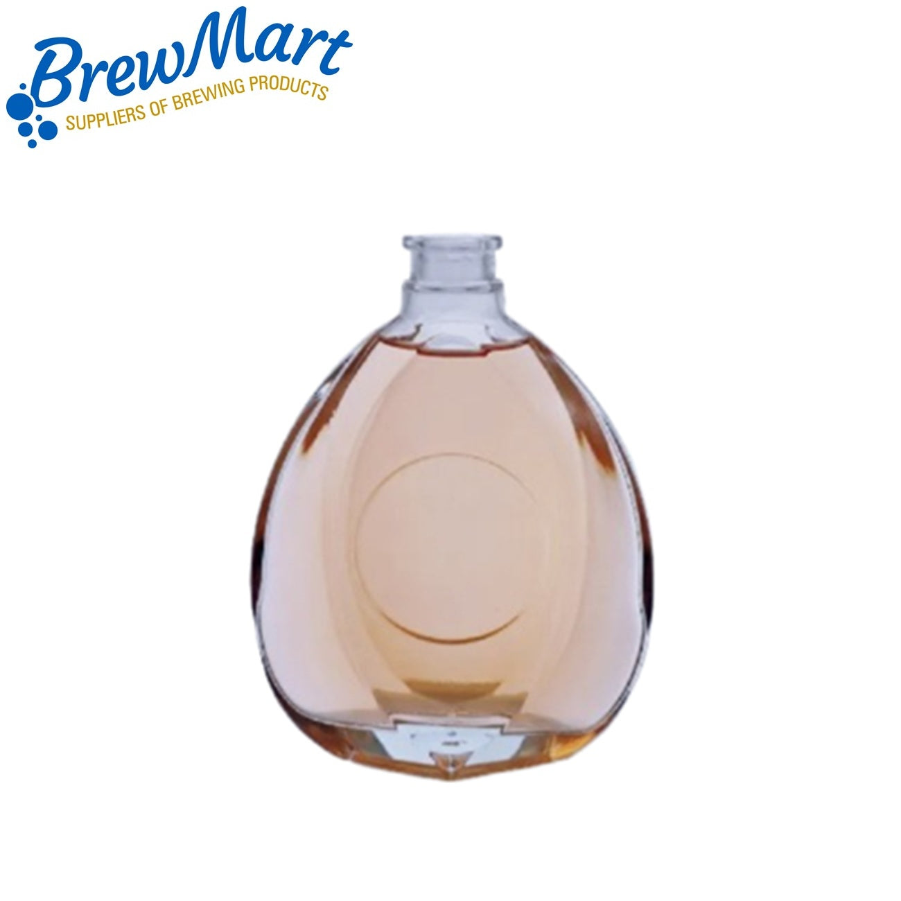 BOTTLE - SPIRIT 500ml DIAMOND WITH GLASS STOPPER