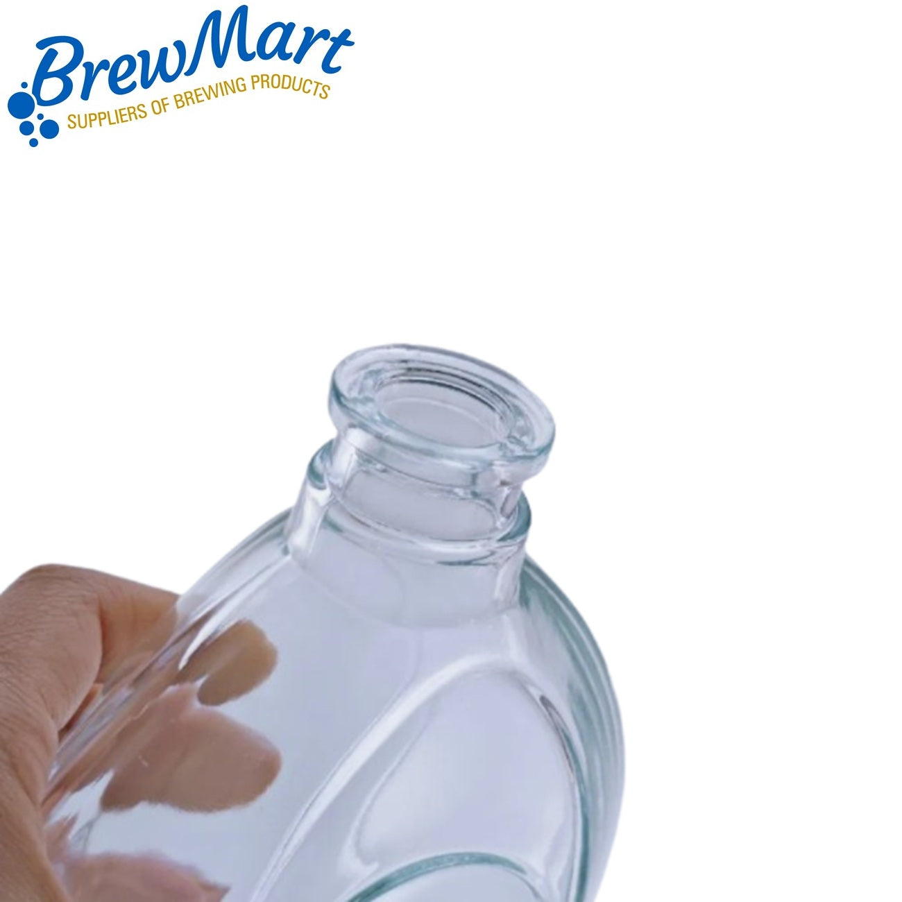 BOTTLE - SPIRIT 500ml DIAMOND WITH GLASS STOPPER