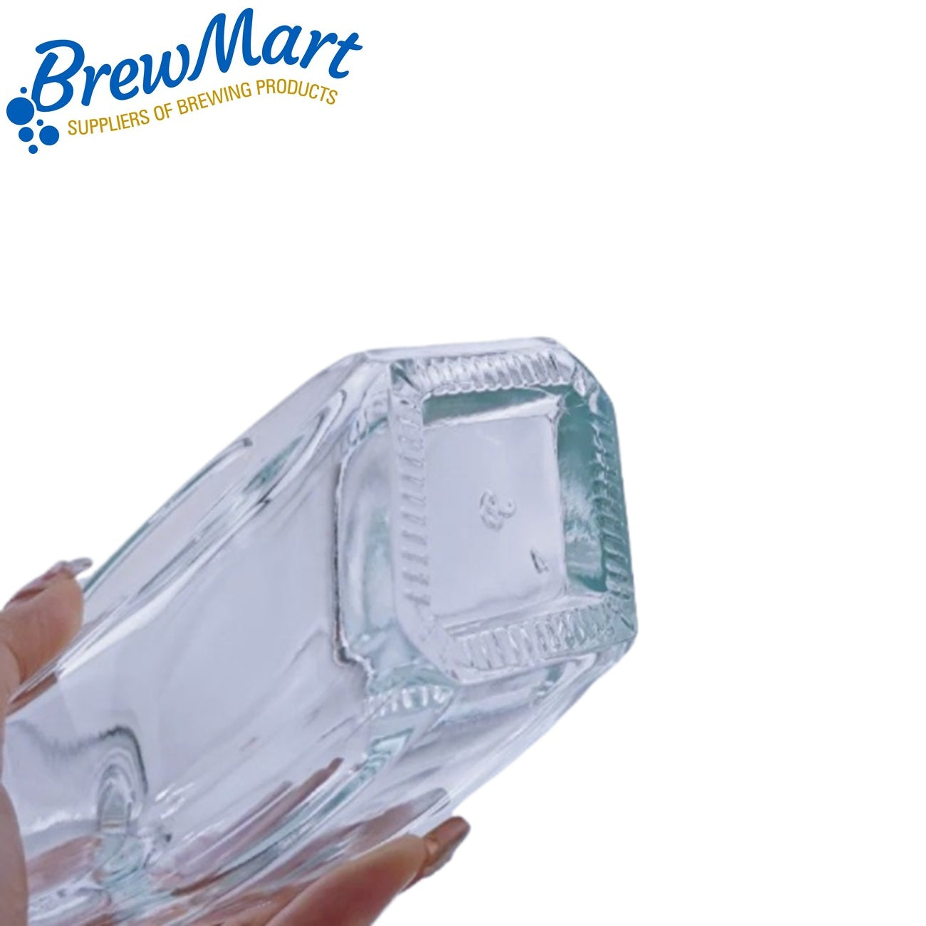 BOTTLE - SPIRIT 500ml DIAMOND WITH GLASS STOPPER
