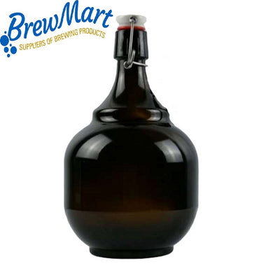 GROWLER - 2 ltr AMBER FLIP TOP