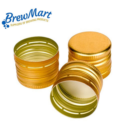 CAPS - GOLD METAL x 12