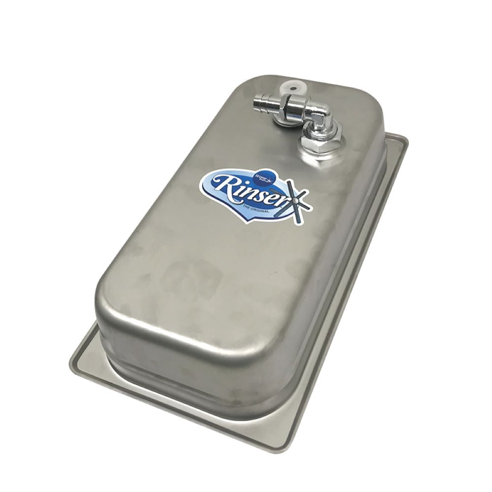 GLASS RINSER - RECESSED WITH DRAIN BOARD - C4042