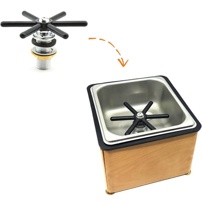 GLASS RINSER SPRAY ASSEMBLY