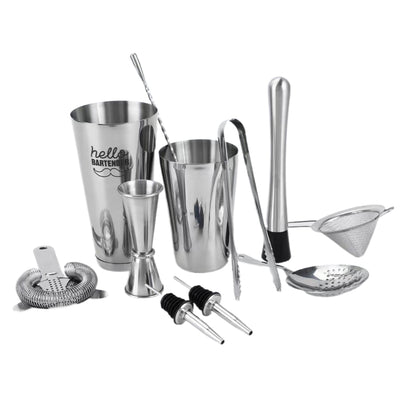 HELLO BARTENDER COCKTAIL SHAKER SET