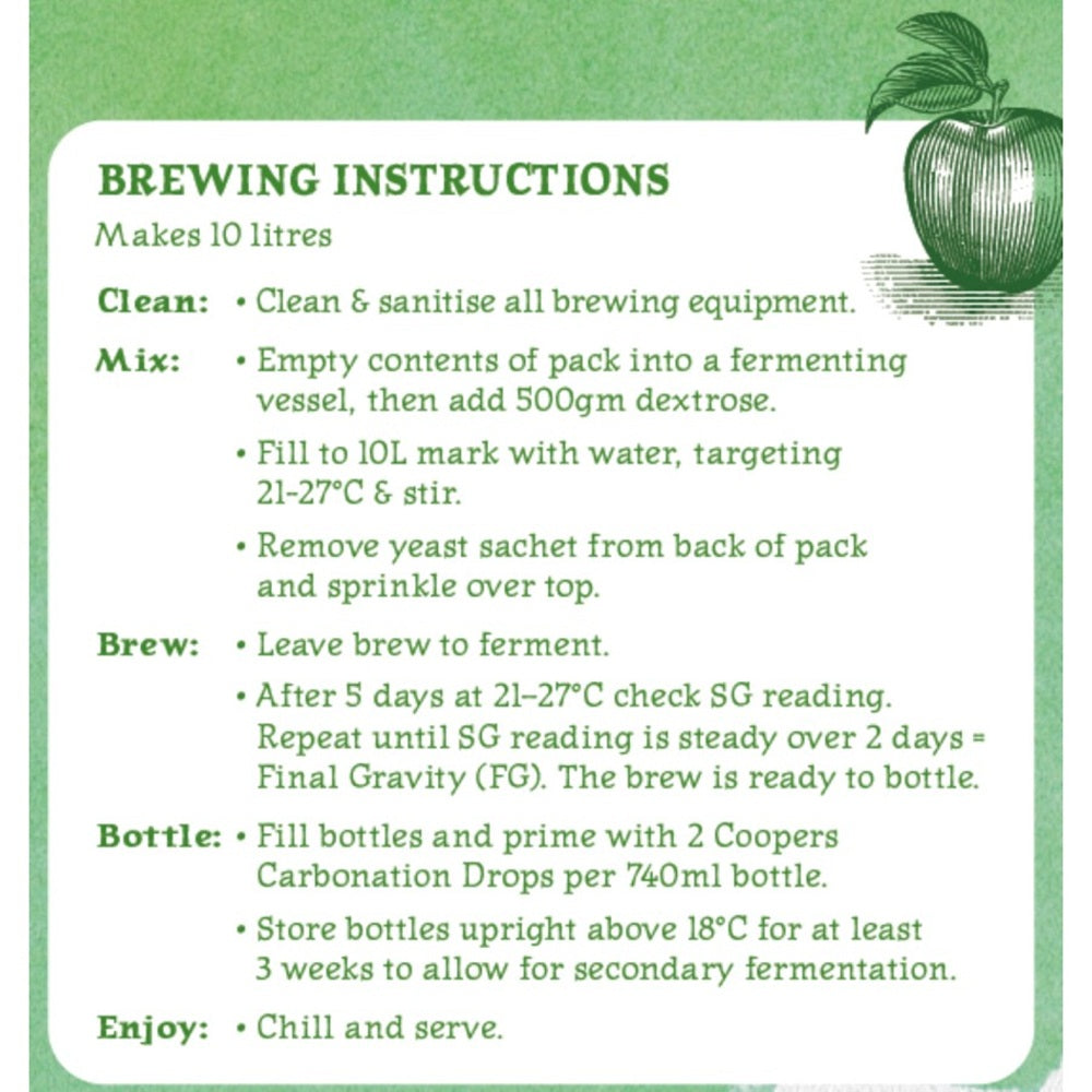 COOPERS DIY 10L APPLE CIDER