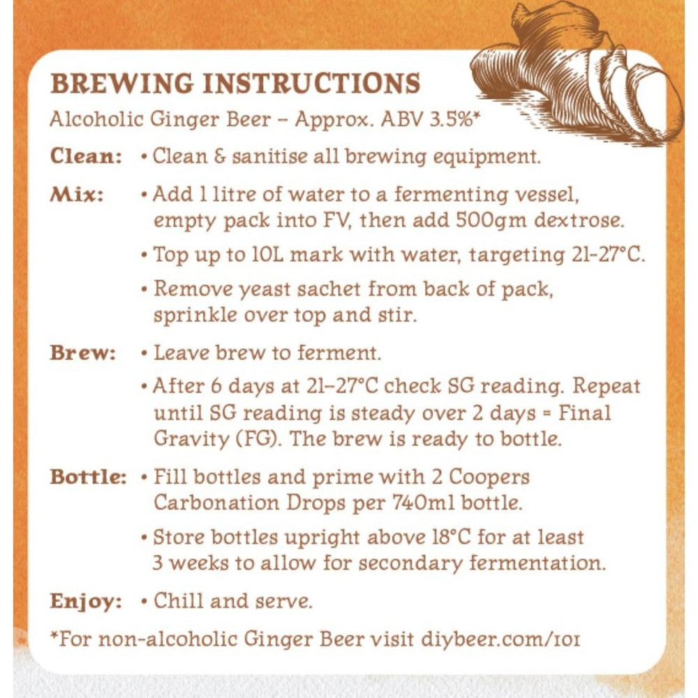 COOPERS DIY 10L GINGER BEER