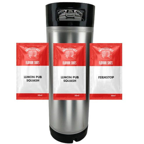 IMPRESSENCE LEMON PUB SQUASH KEG KIT