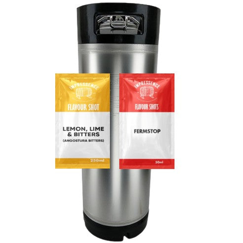 IMPRESSENCE LEMON, LIME & BITTERS KEG KIT