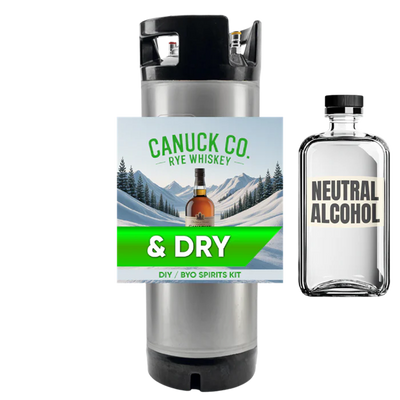 IMPRESSENCE RYE WHISKY & CANADIAN DRY GINGER ALE KEG KIT