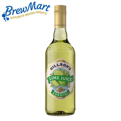 BILLSONS LIME JUICE CORDIAL