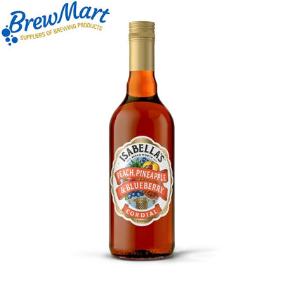ISABELLAS PEACH, PINEAPPLE & BLUEBERRY (TWISTER) CORDIAL