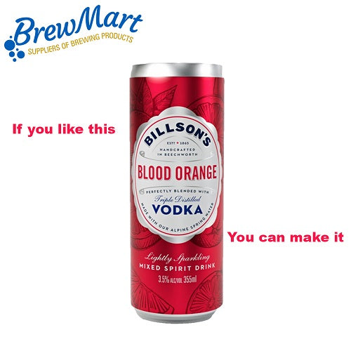 BILLSONS SICILIAN BLOOD ORANGE CORDIAL