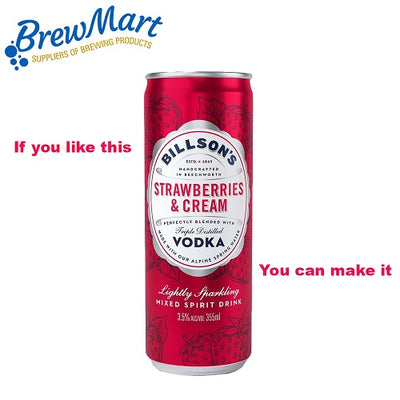 BILLSONS STRAWBERRY & CREAM CORDIAL
