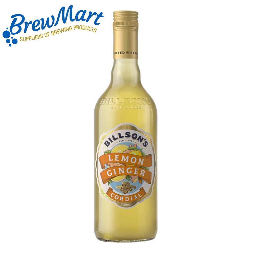 BILLSONS LEMON GINGER CORDIAL