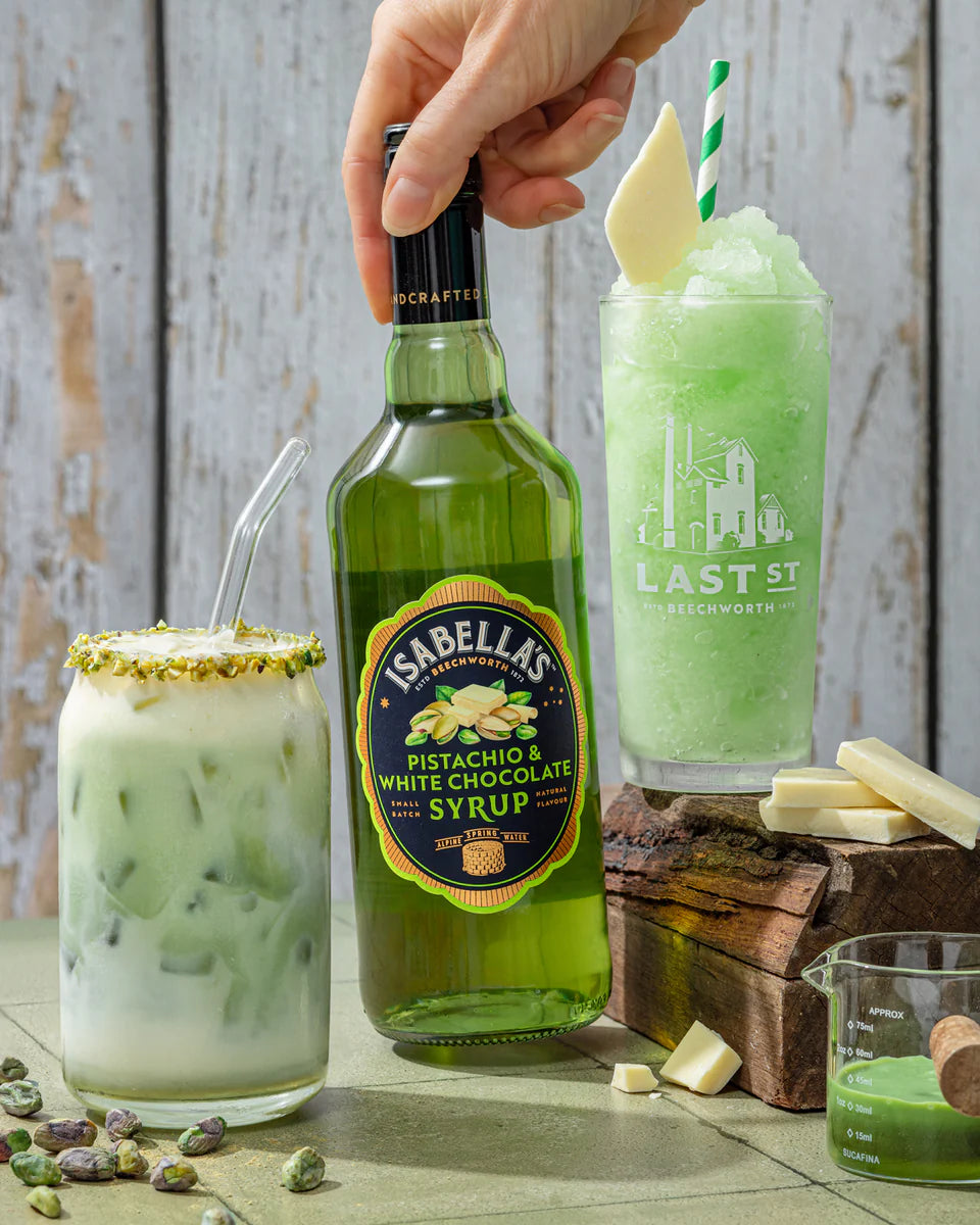 ISABELLAS PISTACHIO & WHITE CHOCOLATE SYRUP