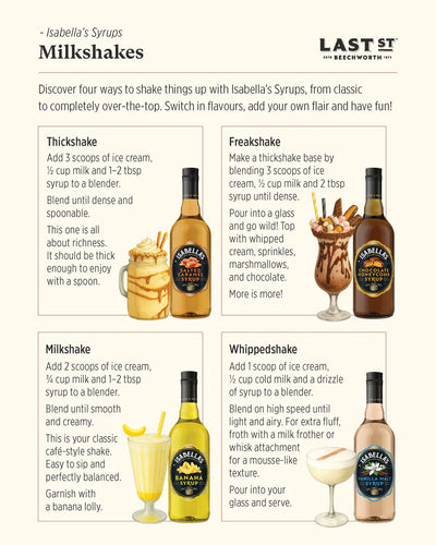 ISABELLAS VANILLA MALT SYRUP