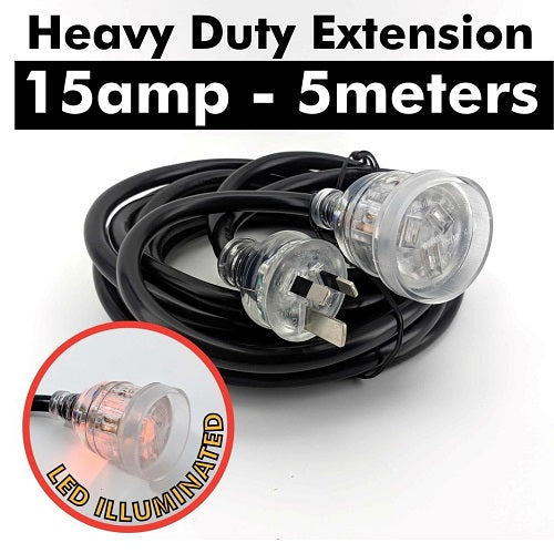 EXTENSION CORD 15amp 5 meters