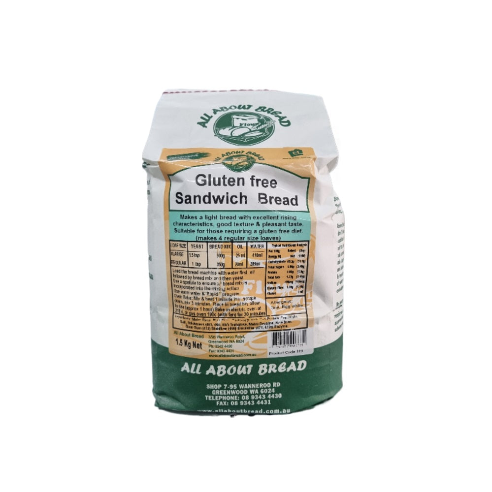 BREAD - SANDWICH GLUTEN FREE 1.5kg