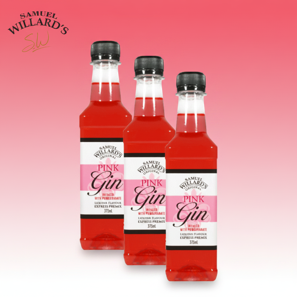 SAMUEL WILLARDS PREMIX PINK GIN 375ml