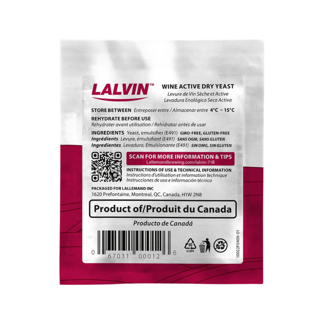 YEAST EC1118 SACHET 5gm