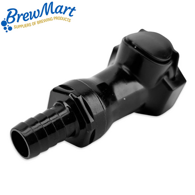 JOINTECH FEMALE CONNECTOR WITH AUTO SHUT OFF x 13mm BARB