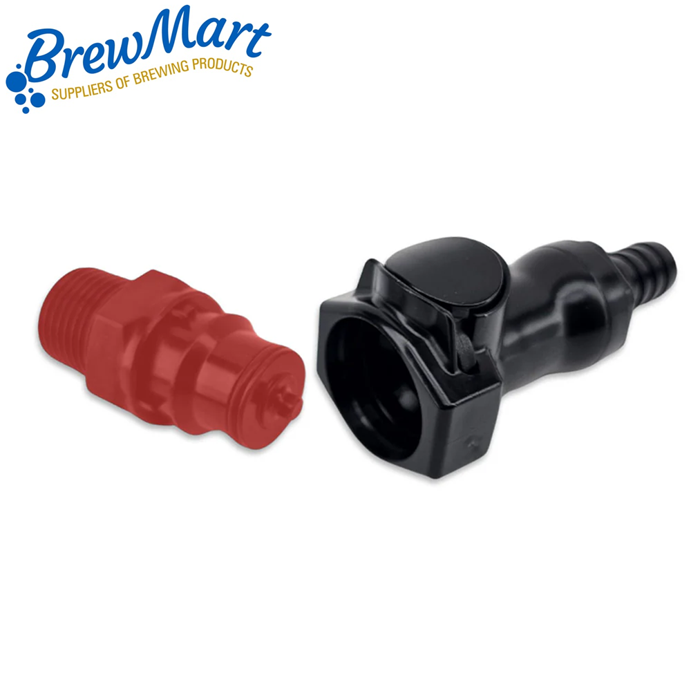 JOINTECH FEMALE CONNECTOR WITH AUTO SHUT OFF x 13mm BARB