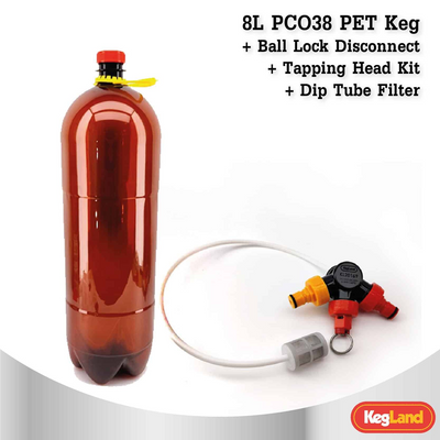 8 LITRE PET BOTTLE WITH TAPPING HEAD