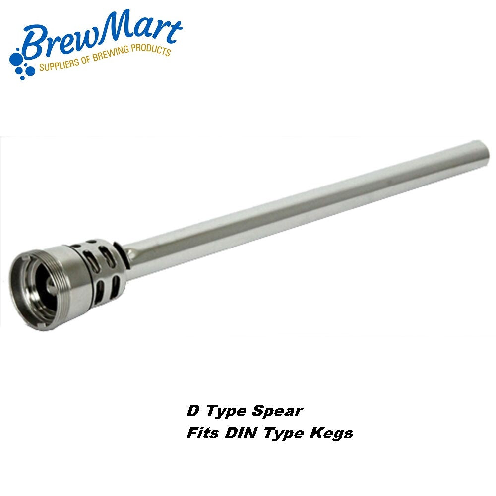 KEG SPEAR - D TYPE - DIN LONG - 30/50 litre