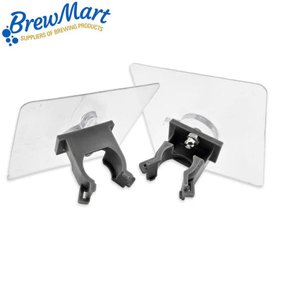 WALL CLIP - ADHESIVE DUOTIGHT 8mm - 2 PACK