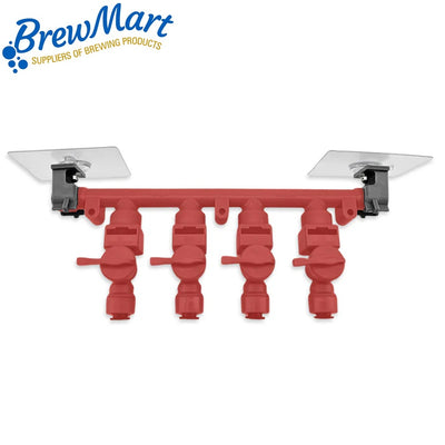 WALL CLIP - ADHESIVE DUOTIGHT 8mm - 2 PACK