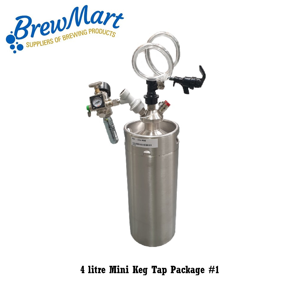 KEG - 4 litre MINI KEG TAP PACKAGE