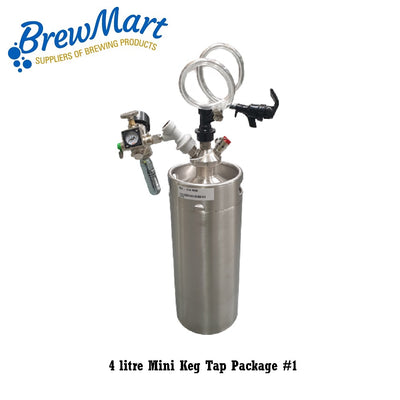 KEG - 4 litre MINI KEG TAP PACKAGE