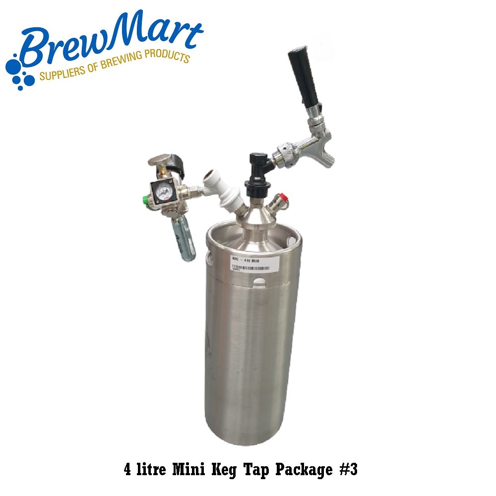 KEG - 4 litre MINI KEG TAP PACKAGE