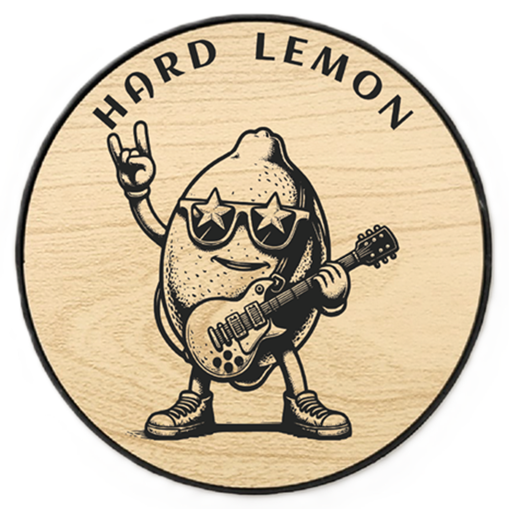 TAP HANDLE WOOD GRAIN INSERT - HARD LEMON