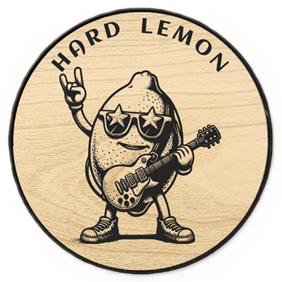 TAP HANDLE WOOD GRAIN INSERT - HARD LEMON