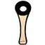 TAP HANDLE - LONG WITH WOOD GRAIN PANEL