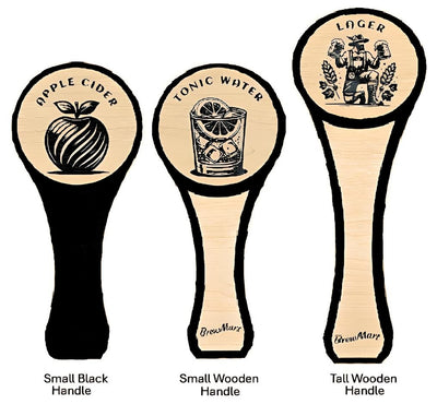 TAP HANDLE WOOD GRAIN INSERT - MID STRENGTH