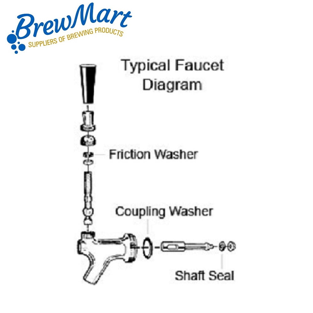 TAP SHAFT SEAL - LEVER TAP