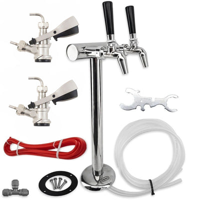 SUPER SLIM T-BAR COMPLETE FONT KIT- D TYPE COUPLER - 2 TAP