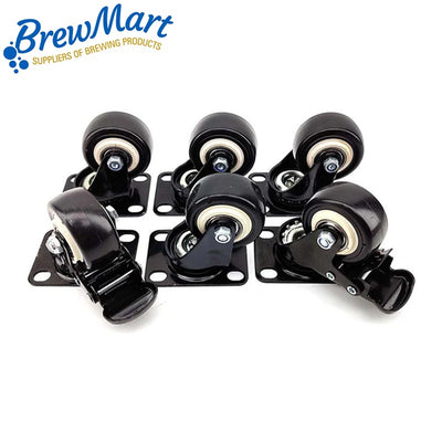 KEGERATOR CASTOR WHEEL SET - X PLUS