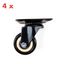 KEGERATOR CASTOR WHEEL SET - X PLUS