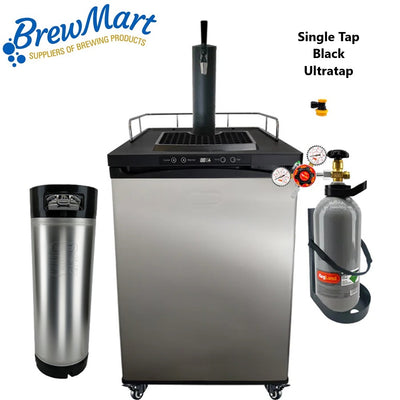 KEGERATOR X - 1 TAP GRANDE WITH BLACK ULTRATAP