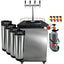 KEGERATOR X - 4 TAP SUPER SLIM GRANDE WITH NUKATAPS