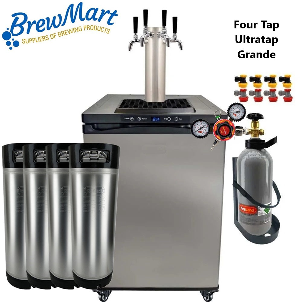 KEGERATOR X - 4 TAP GRANDE WITH ULTRATAPS